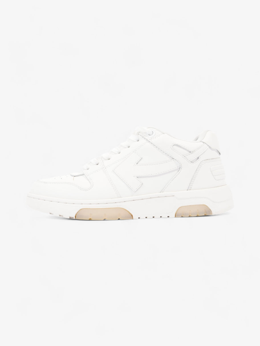 Off White Out Of Office Sneakers White  / Black Leather EU 39 UK 6 Image 5