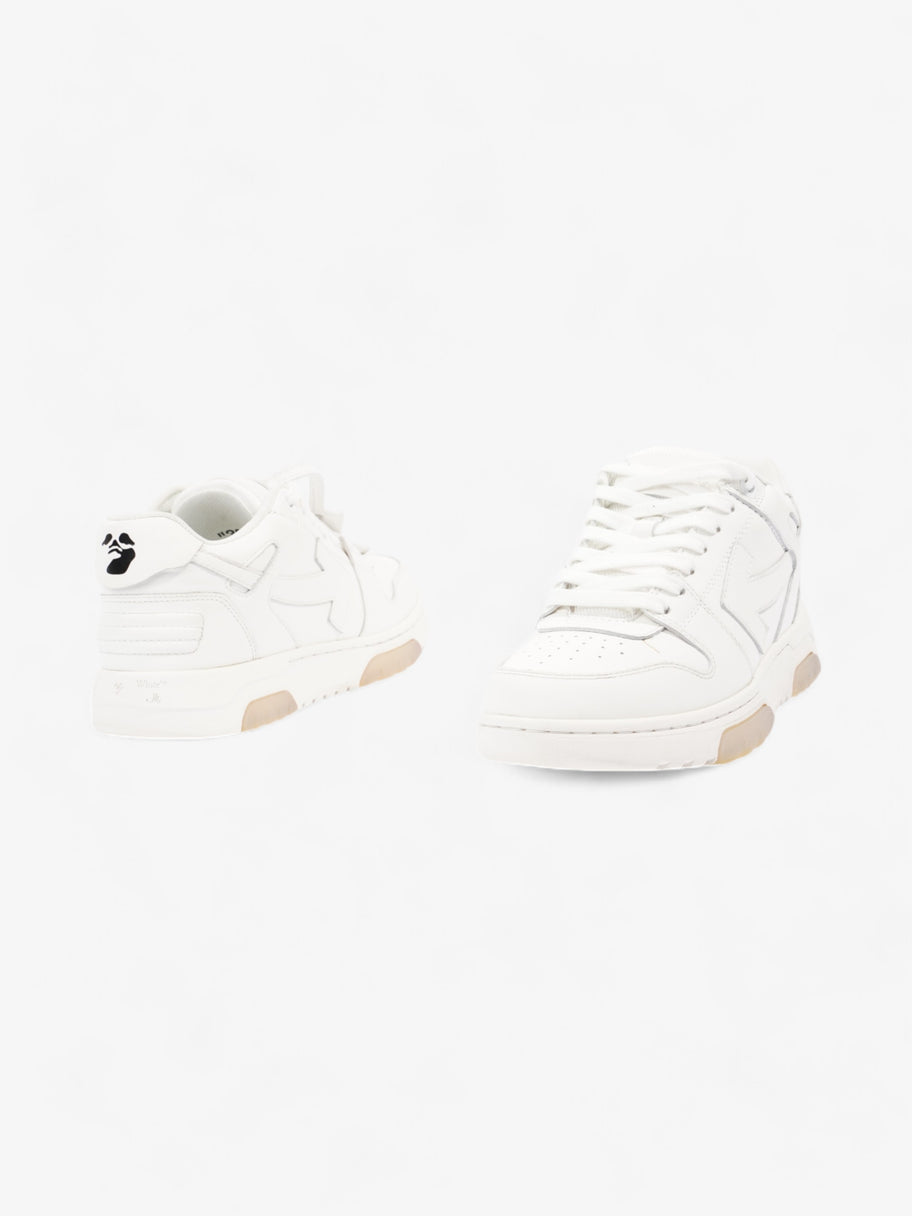 Off White Out Of Office Sneakers White  / Black Leather EU 39 UK 6 Image 9