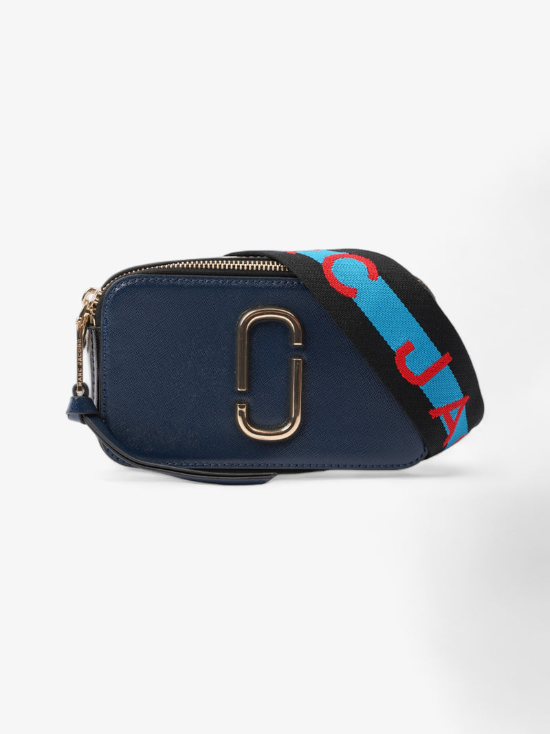  Marc Jacobs Camera Bag Blue / Red Leather