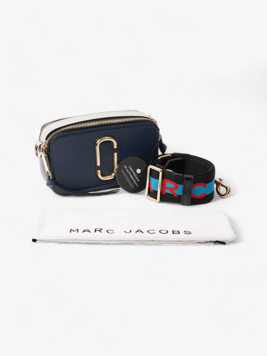 Marc Jacobs Camera Bag Blue / Red Leather Image 11