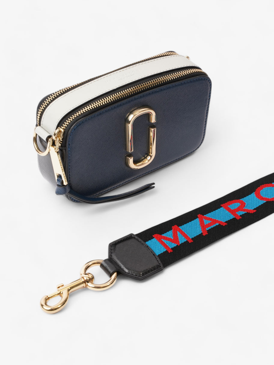 Marc Jacobs Camera Bag Blue / Red Leather Image 7