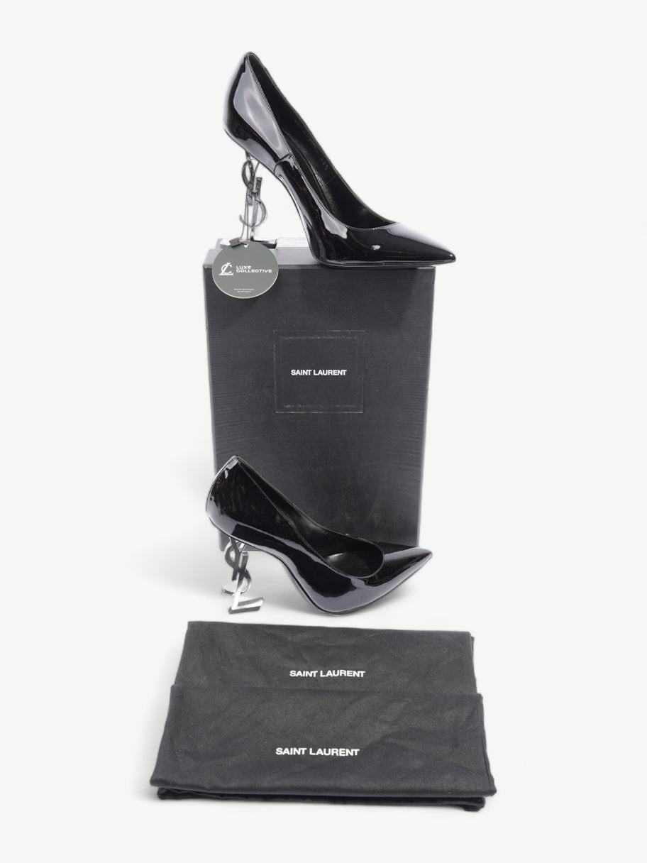 Saint Laurent Opyum Heels 110 Black Patent Leather EU 40.5 UK 7.5 Image 9