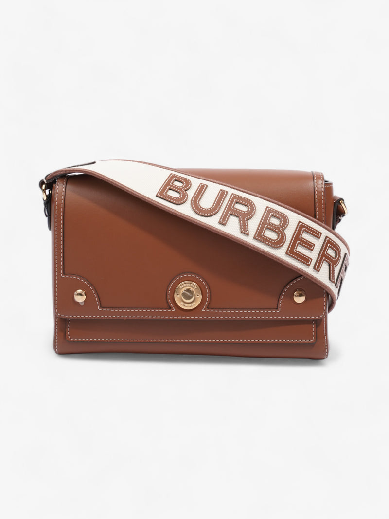  Burberry Note Brown  Leather