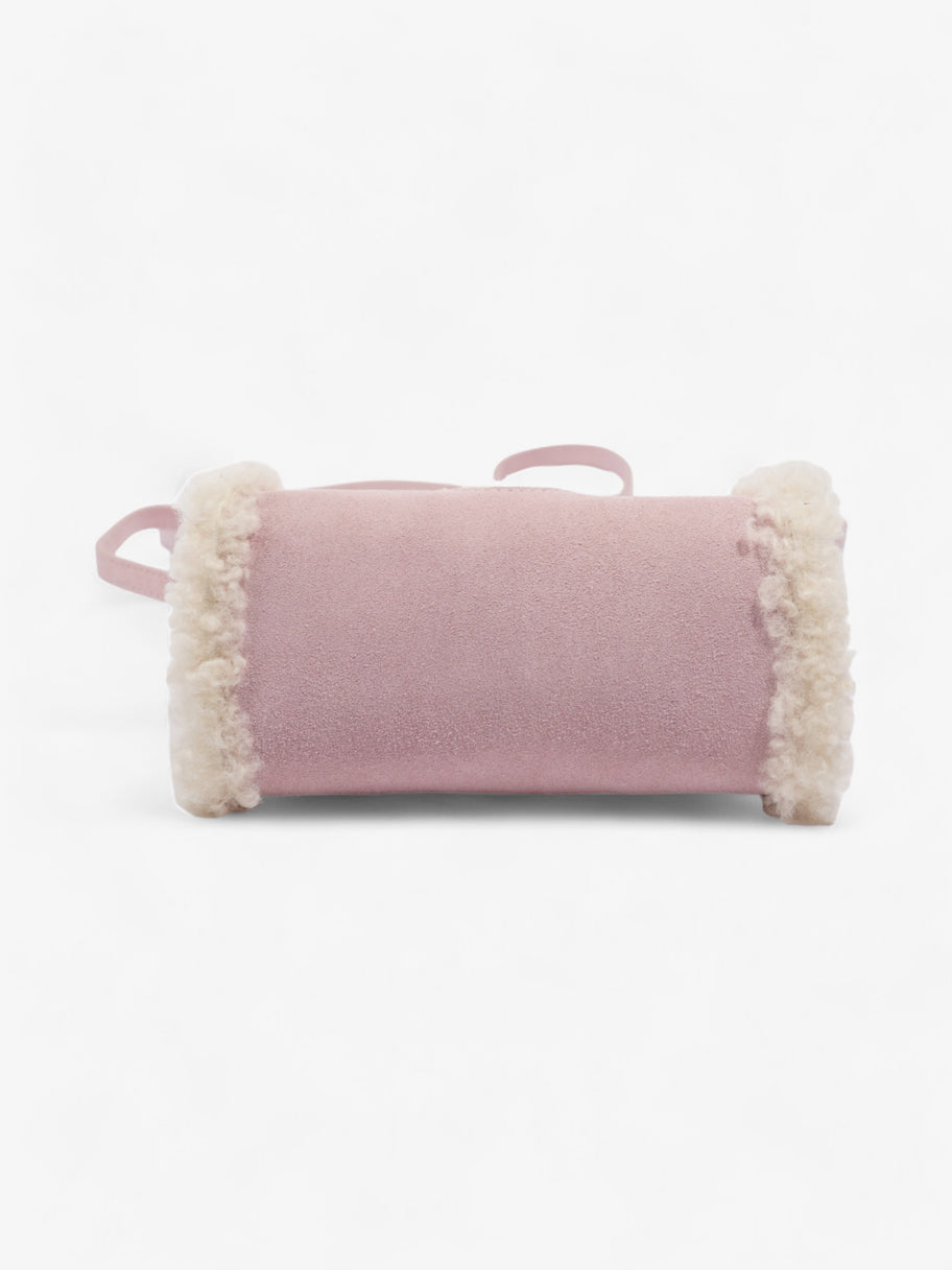 Telfar Ugg x Telfar Shopping Tote Pink / White Suede Small Image 6