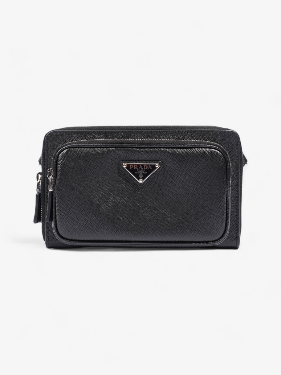 Belt Bag Black Saffiano Leather Image 1