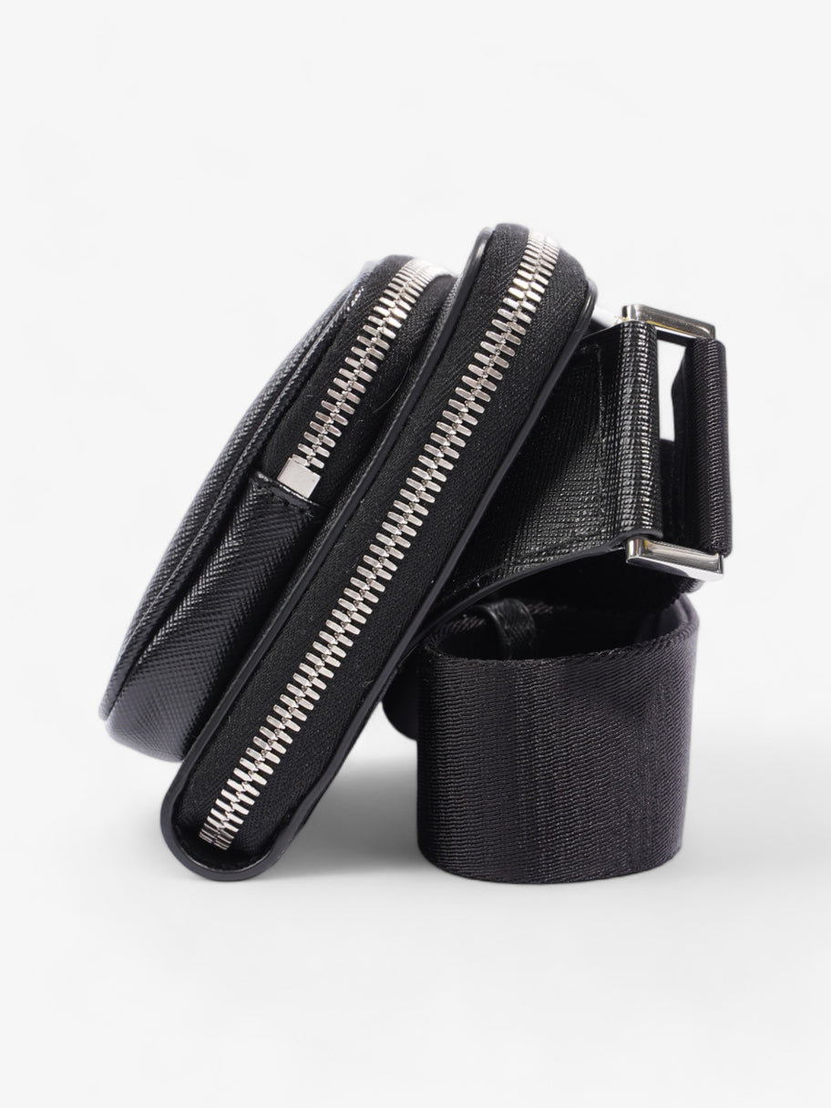 Belt Bag Black Saffiano Leather Image 3