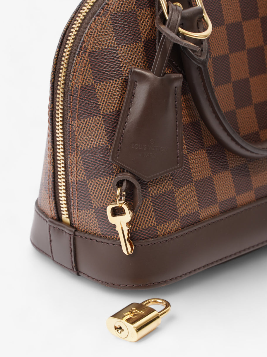 Louis Vuitton Alma Damier Ebene Coated Canvas BB Image 8