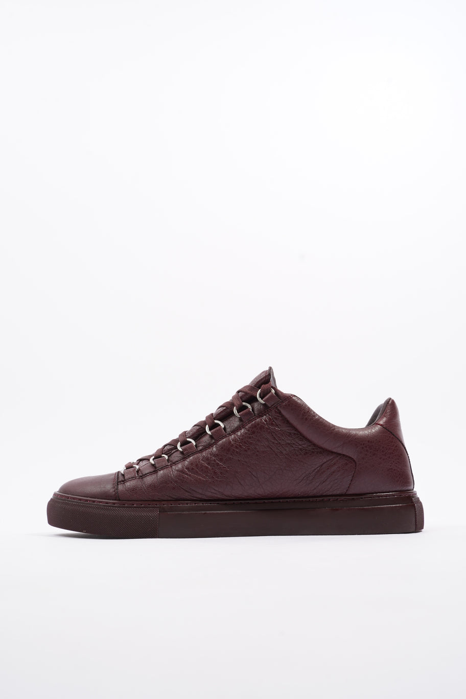 Balenciaga Arena Low-top Maroon Leather EU 43 UK 9 Image 3