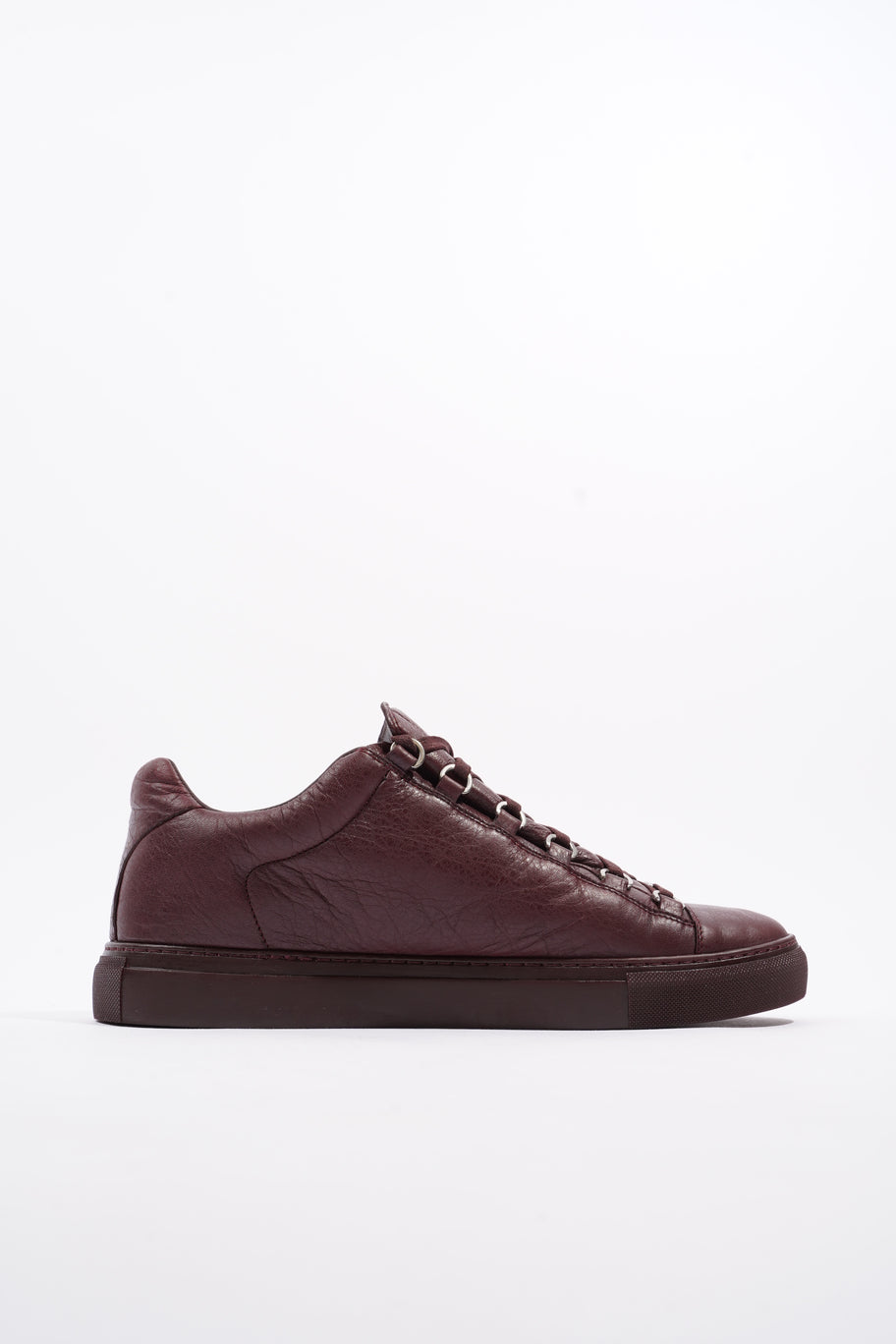 Balenciaga Arena Low-top Maroon Leather EU 43 UK 9 Image 4