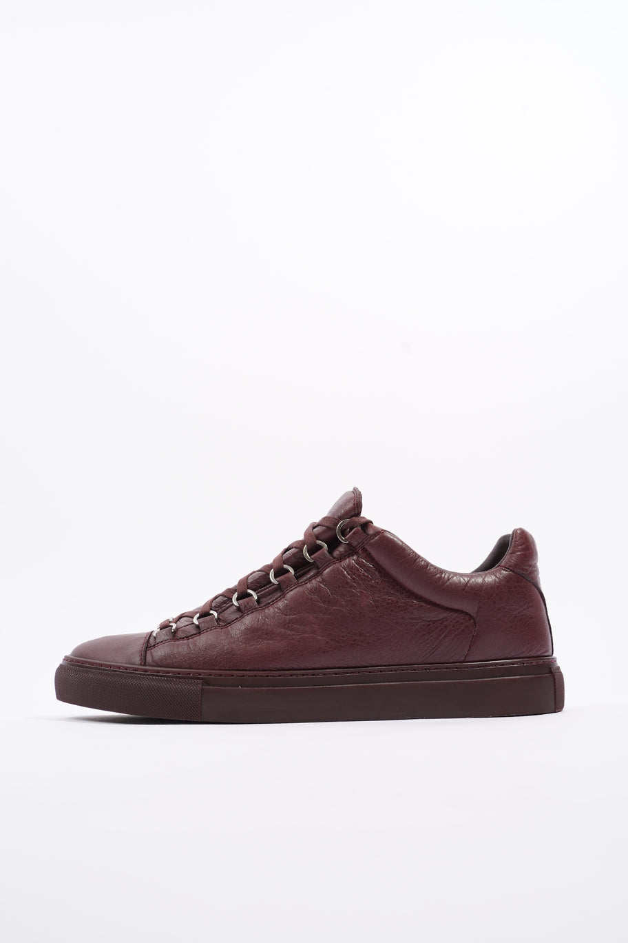 Balenciaga Arena Low-top Maroon Leather EU 43 UK 9 Image 5