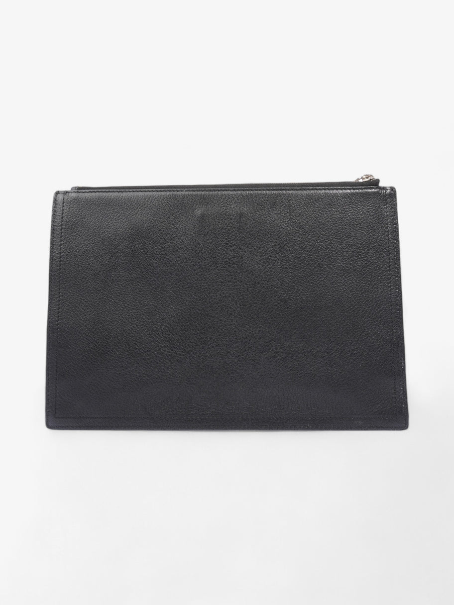 Givenchy Antigona Clutch Black Grained Leather Medium Image 3