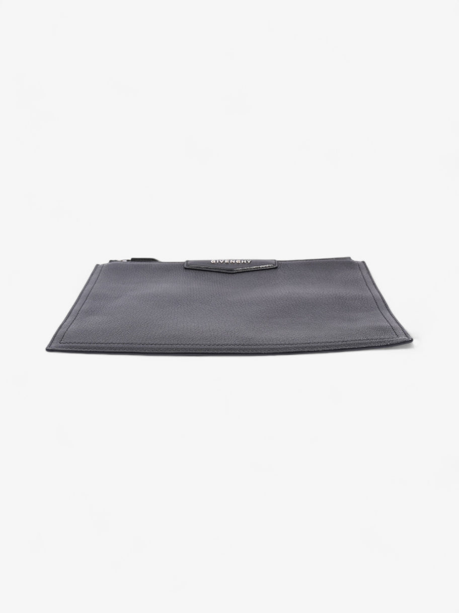 Givenchy Antigona Clutch Black Grained Leather Medium Image 6