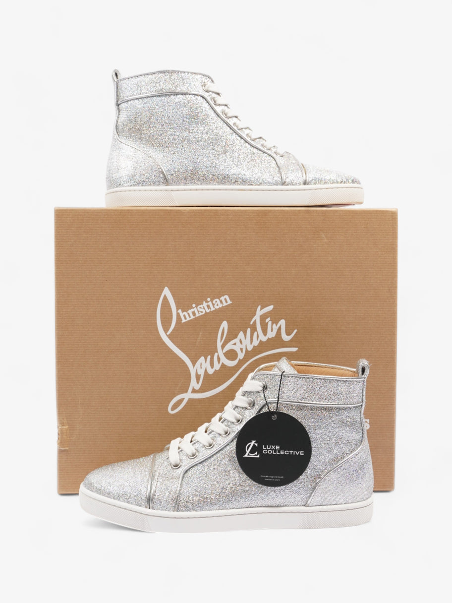 Christian Louboutin Bip Bip Orlato Silver Glitter EU 35.5 UK 2.5 Image 12