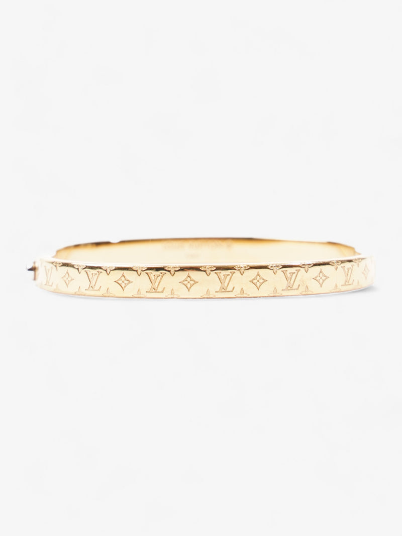  Louis Vuitton Nanogram Bracelet Gold Base Metal M