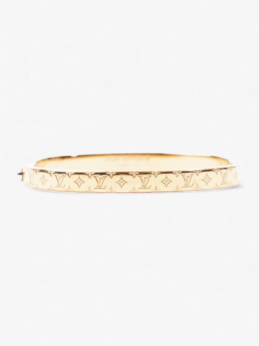 Louis Vuitton Nanogram Bracelet Gold Base Metal M Image 1