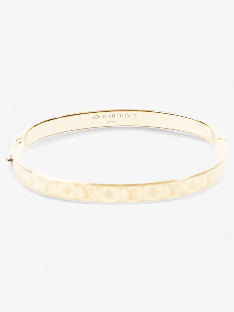 Louis Vuitton Nanogram Bracelet Gold Base Metal M Image 2