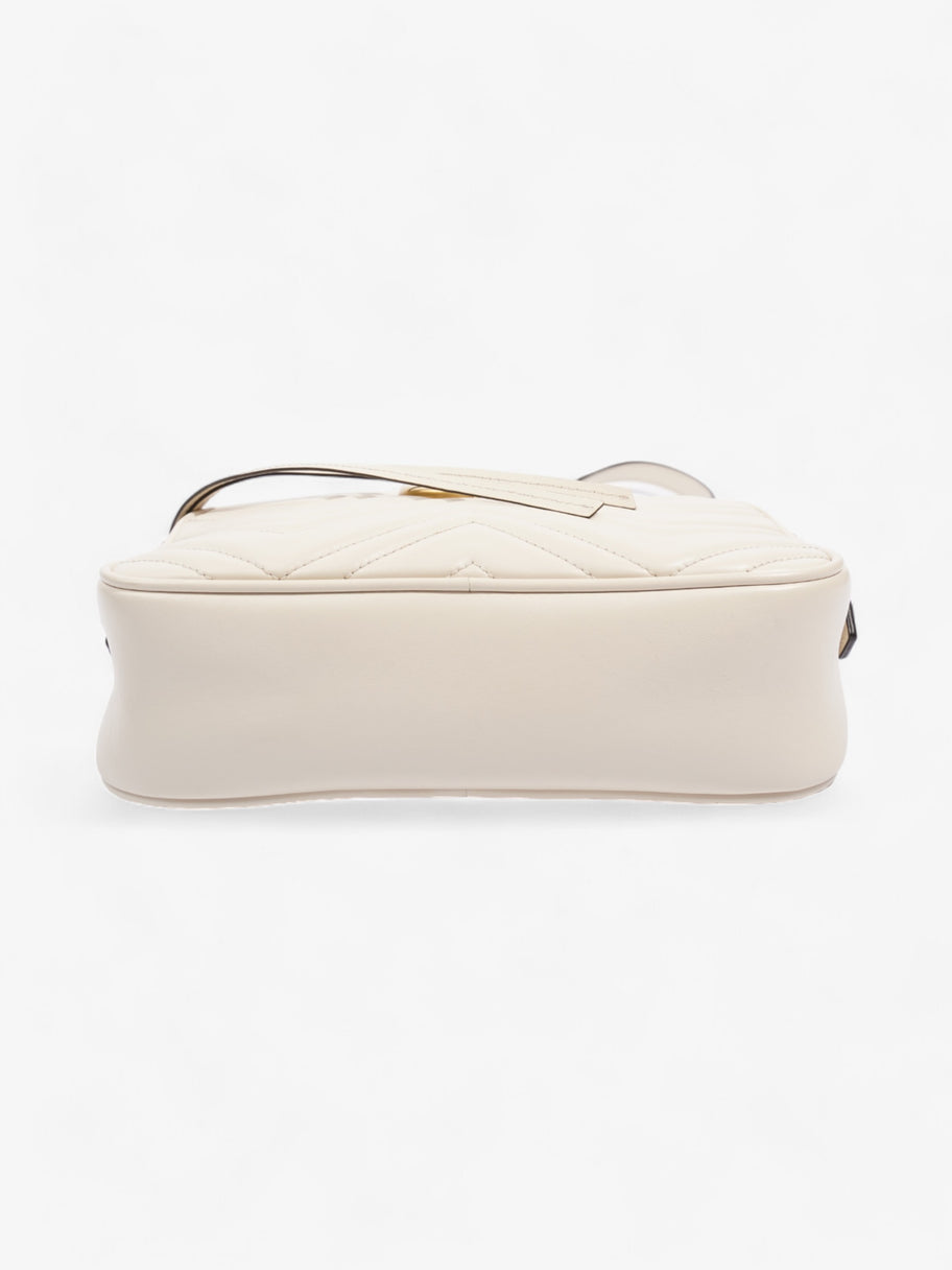 Gucci GG Marmont White Matelasse Leather Small Image 5