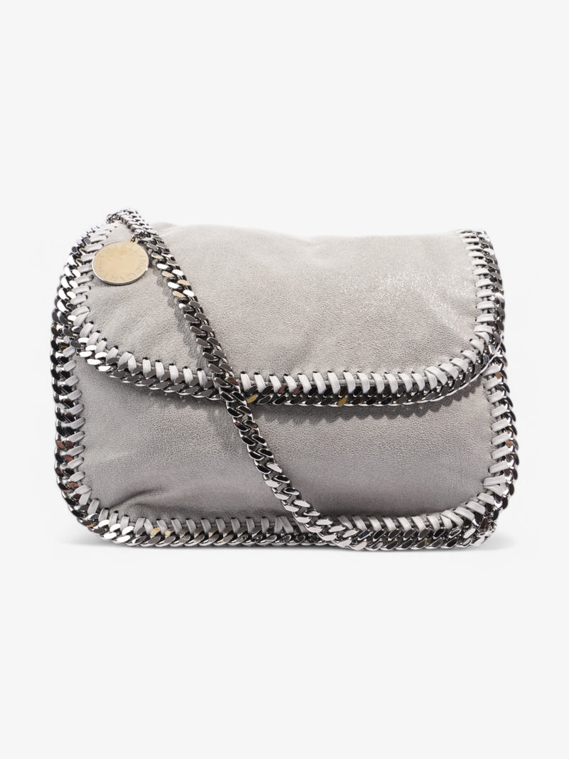  Stella McCartney Falabella Flap Bag Grey Fabric