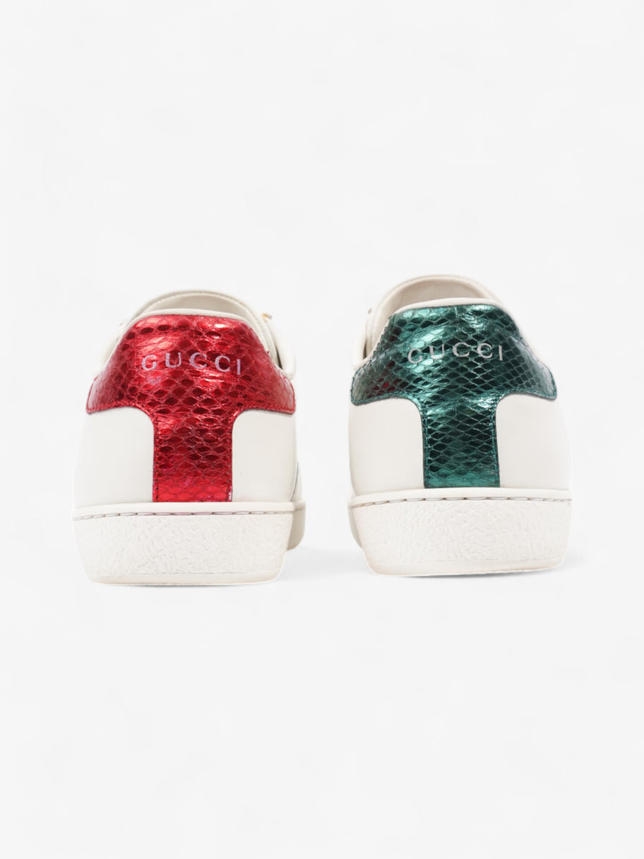 Gucci Ace Embroidered Sneakers  White  / Red / Green Leather EU 35.5 UK 2.5 Image 6