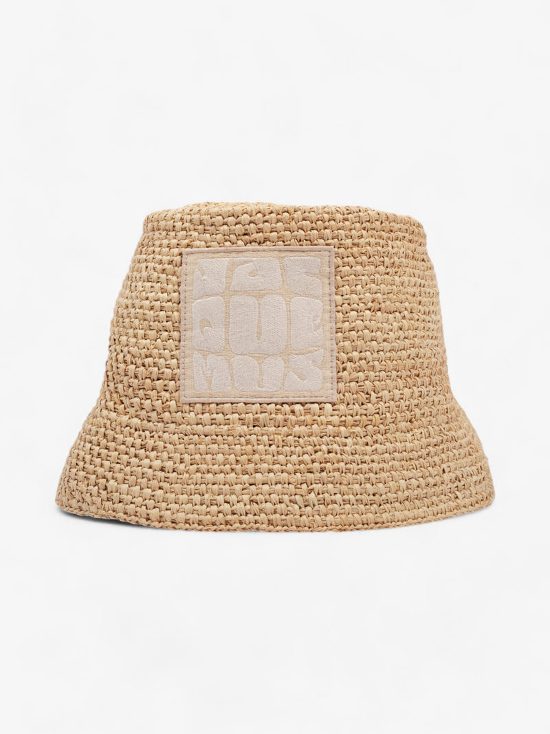  Jacquemus Le Bob Ficiu Natural / Beige Raffia 58