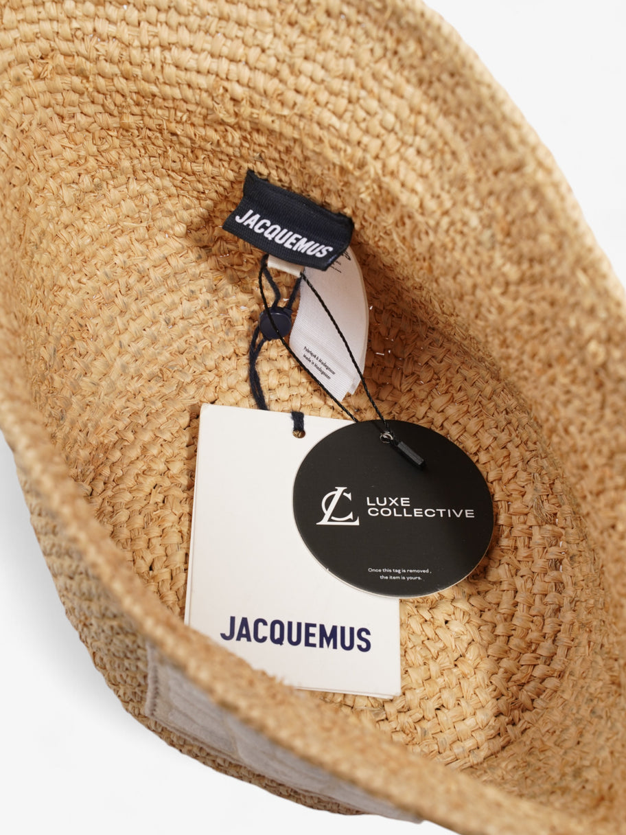 Jacquemus Le Bob Ficiu Natural / Beige Raffia 58 Image 9