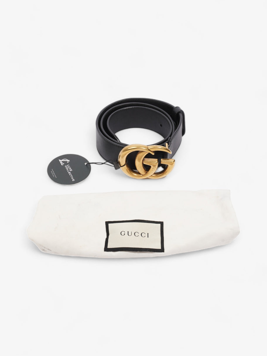 Gucci GG Marmont Belt Black Leather 75cm 30