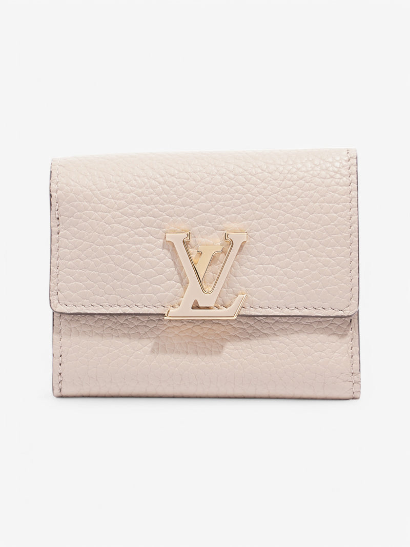  Louis Vuitton Capucines XS wallet Beige Leather