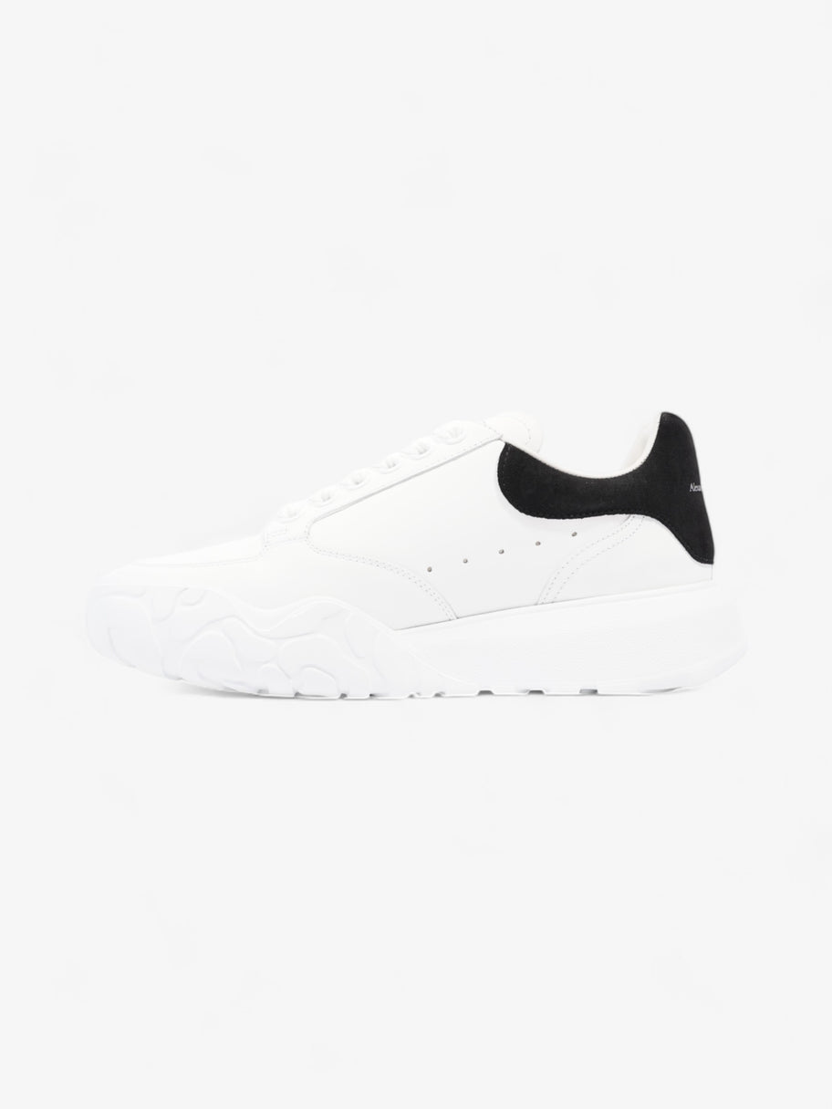 Alexander McQueen Oversized Court Sneaker White / Black Tab Leather EU 38 UK 5 Image 3