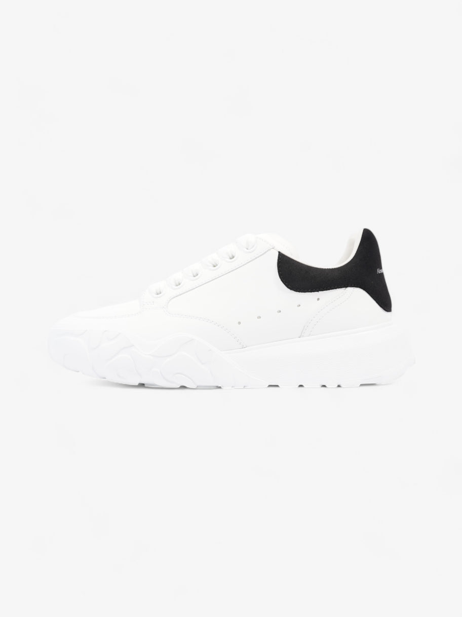 Alexander McQueen Oversized Court Sneaker White / Black Tab Leather EU 38 UK 5 Image 5