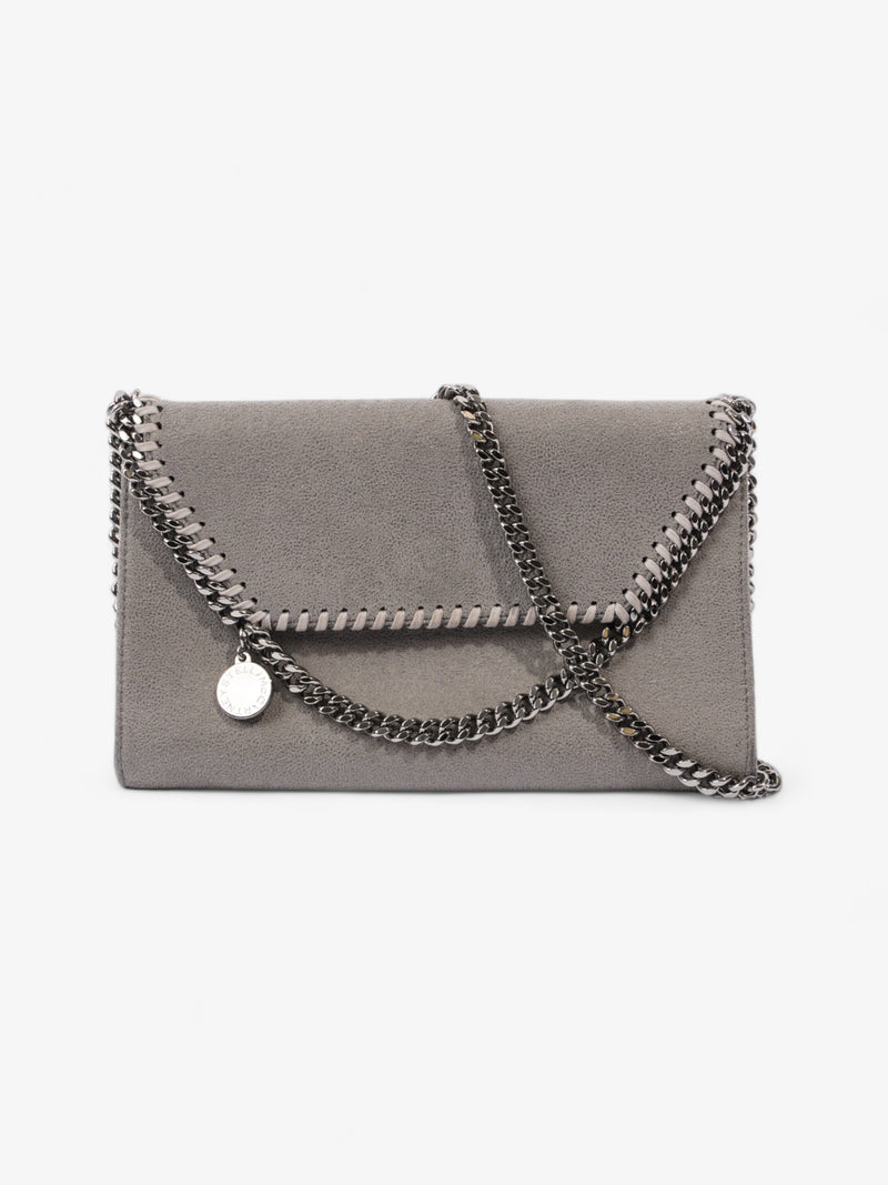  Stella McCartney Falabella Shoulder Bag Grey Fabric Mini