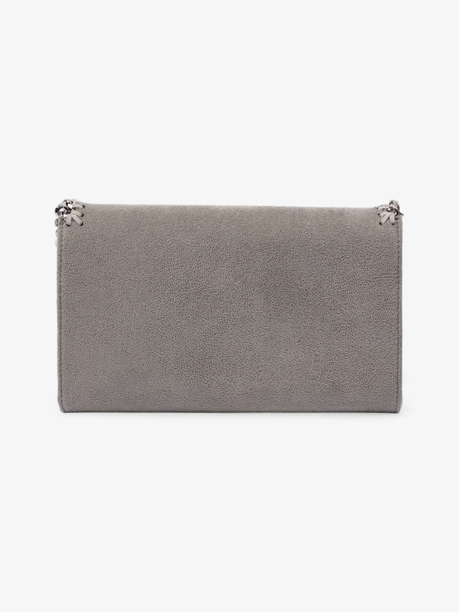 Stella McCartney Falabella Shoulder Bag Grey Fabric Mini Image 4