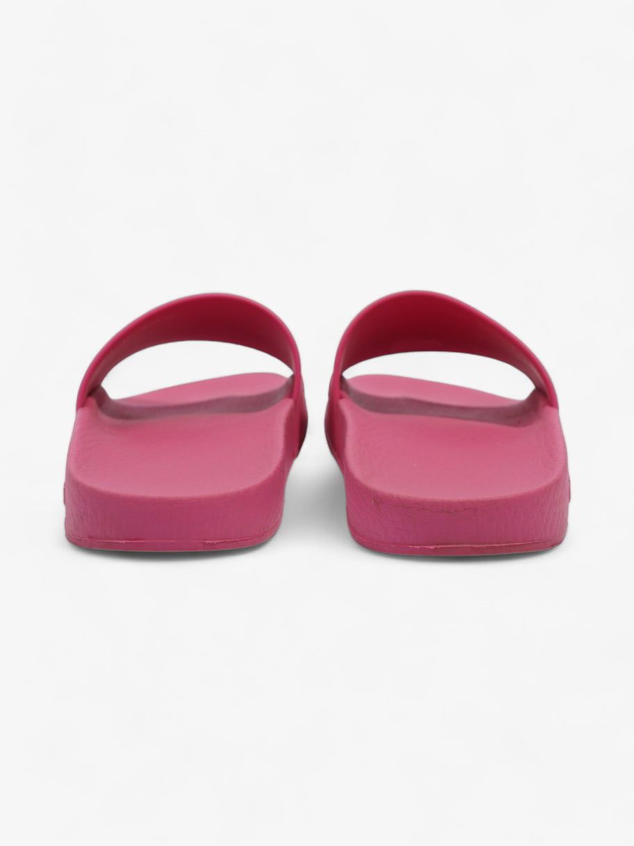 Gucci Logo Slider Fuschia Rubber EU 41 UK 8 Image 6