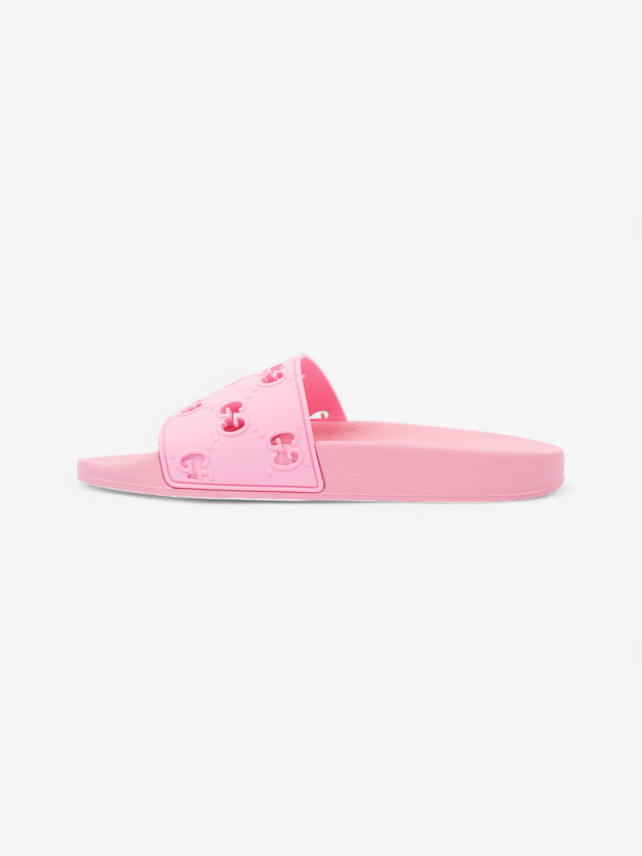 Gucci GG Sliders Pink Rubber EU 38 UK 5 Image 3