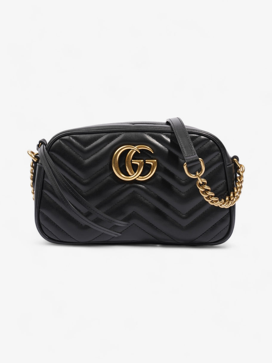 Gucci GG Marmont Black Matelasse Leather Small Image 1