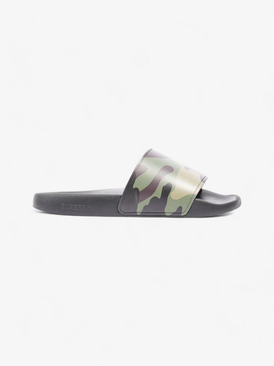 Burberry Camo Slides Khaki / Black Rubber EU 41 UK 7 Image 1