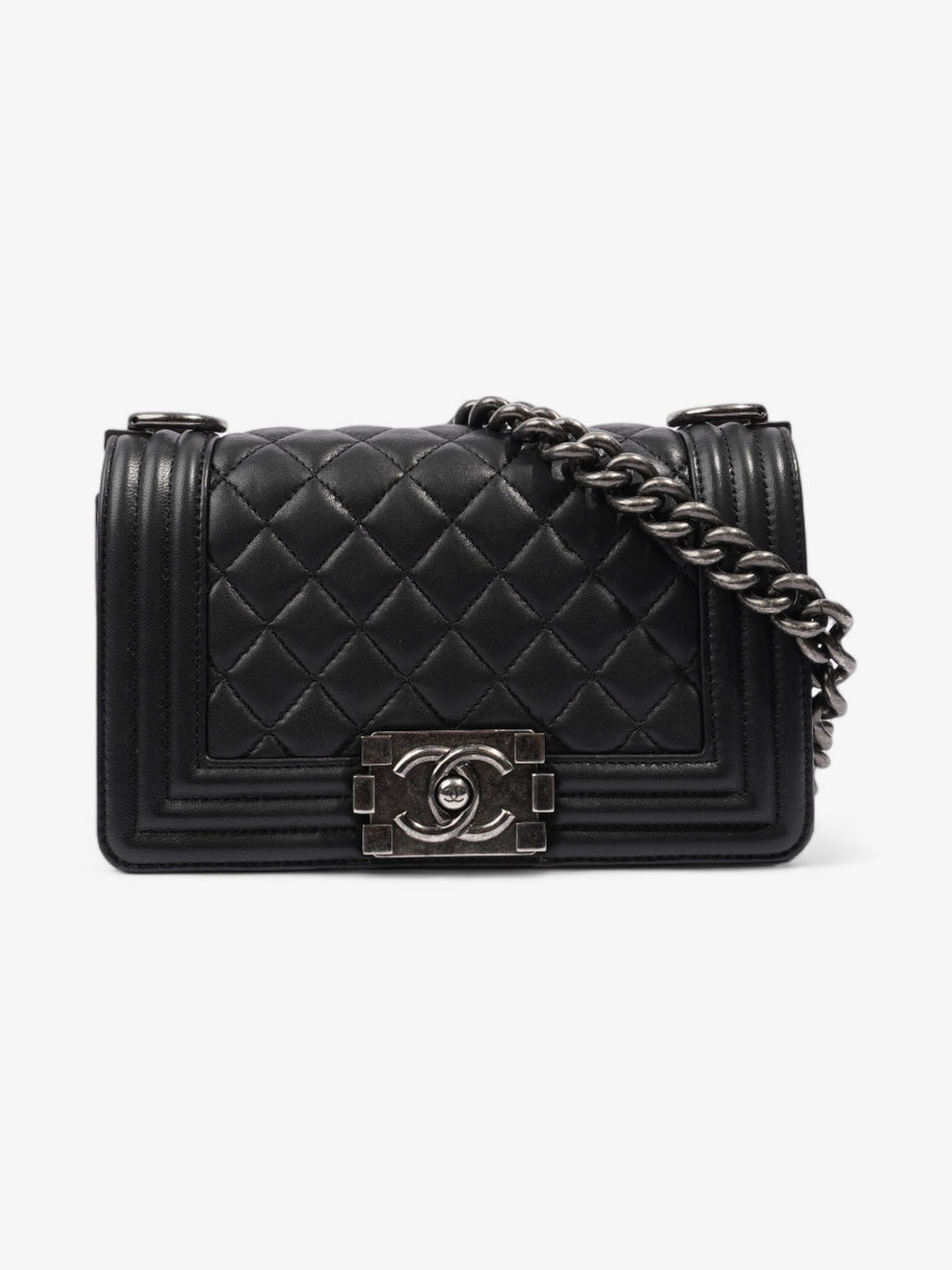 Chanel Boy Bag Black Leather Small Image 1