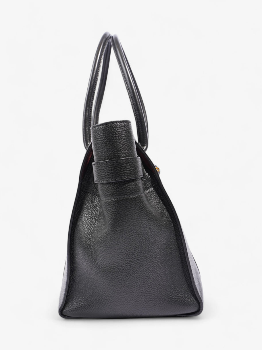 Mulberry Zipped Bayswater Black Grained Leather Large Image 5