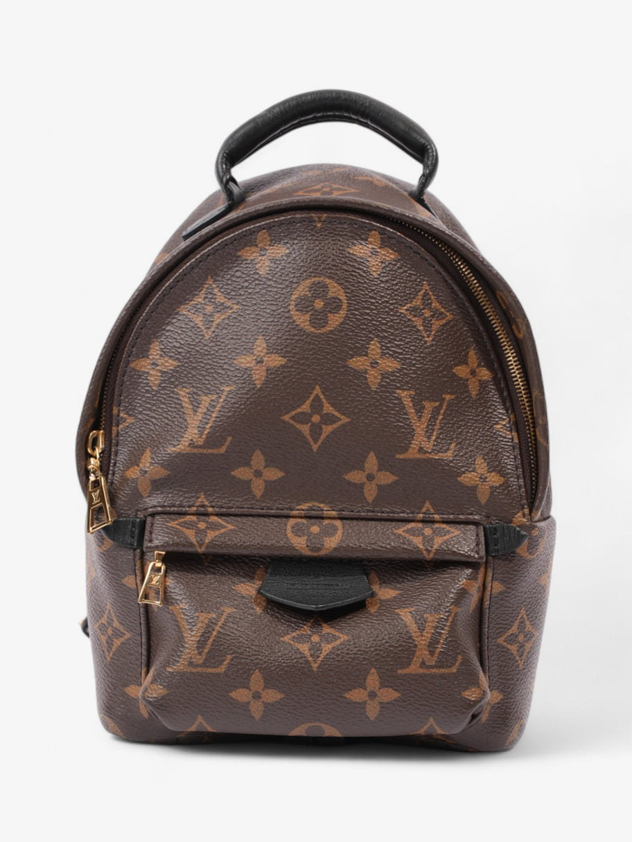 Louis Vuitton Palm Springs Monogram / Black Coated Canvas Mini Image 1