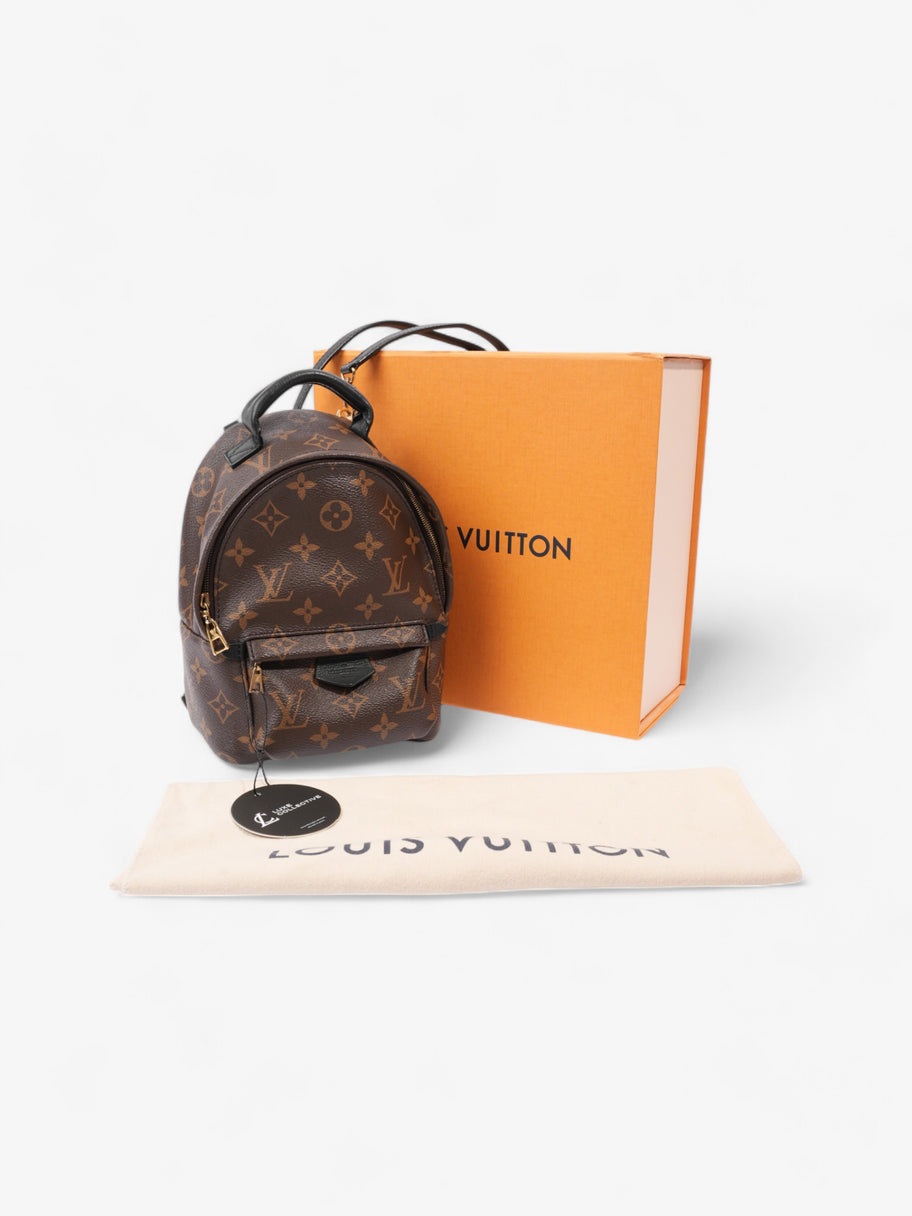 Louis Vuitton Palm Springs Monogram / Black Coated Canvas Mini Image 10