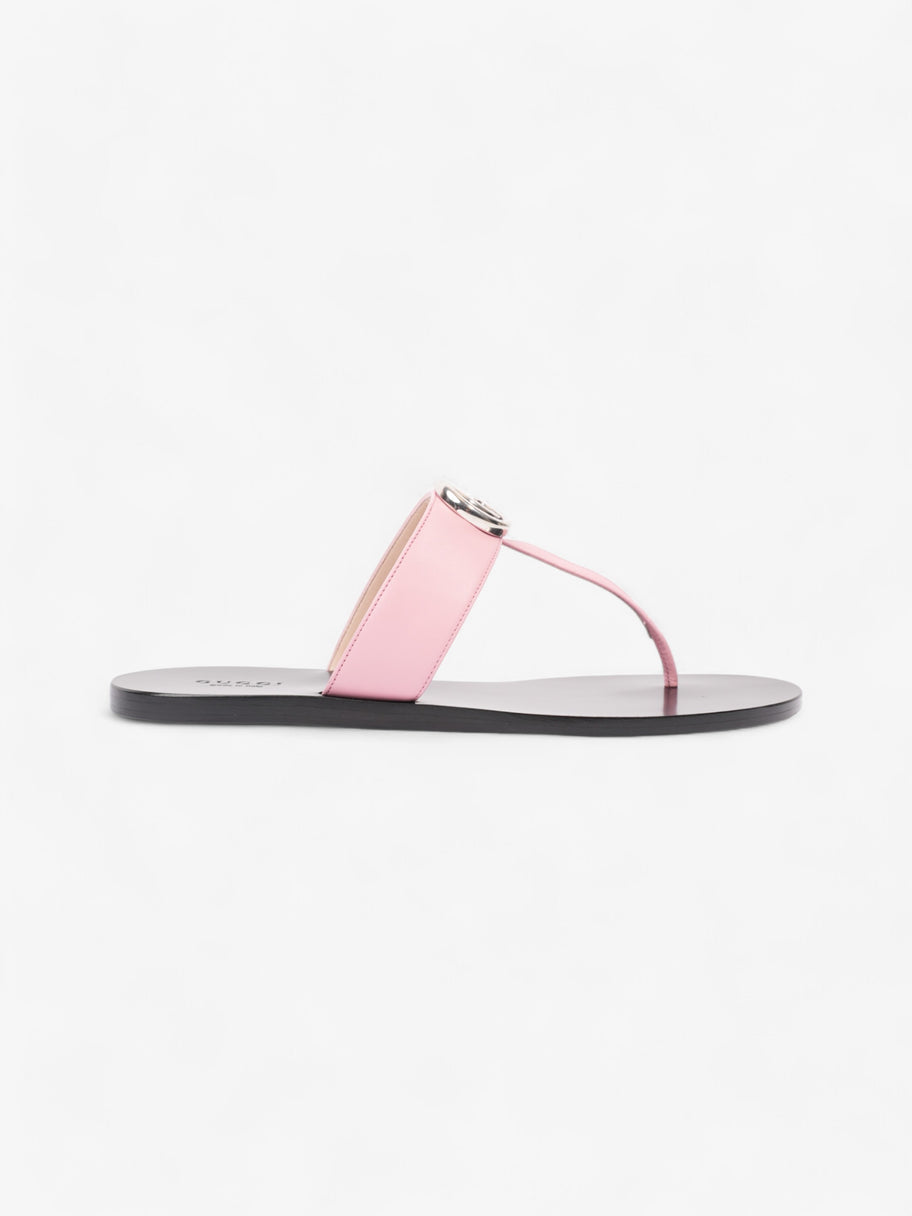 Gucci GG Marmont Sandals Pink Leather EU 38.5 UK 5.5 Image 1