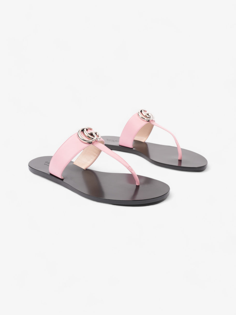 Gucci GG Marmont Sandals Pink Leather EU 38.5 UK 5.5 Image 2