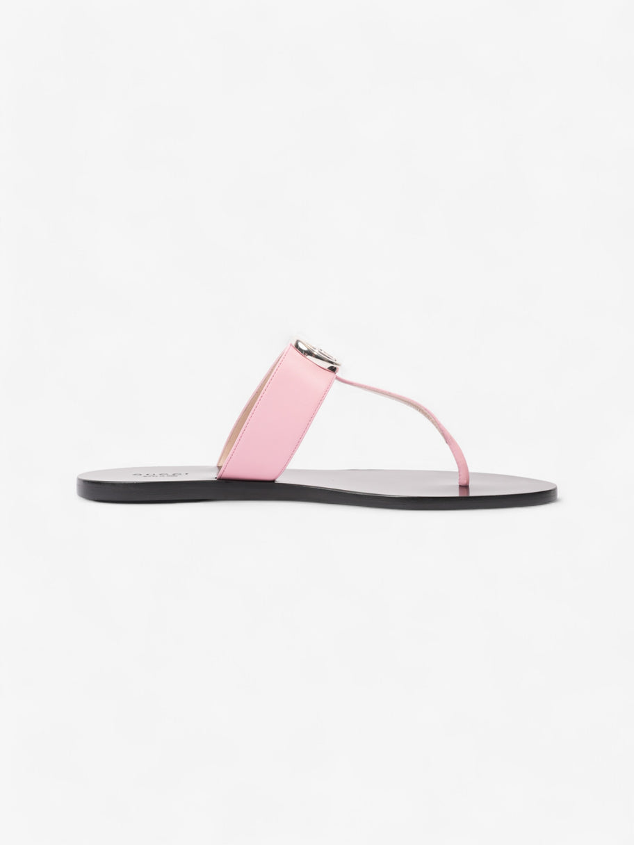 Gucci GG Marmont Sandals Pink Leather EU 38.5 UK 5.5 Image 4