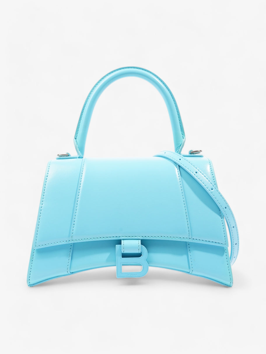 Balenciaga Hourglass Blue Leather Small Image 1