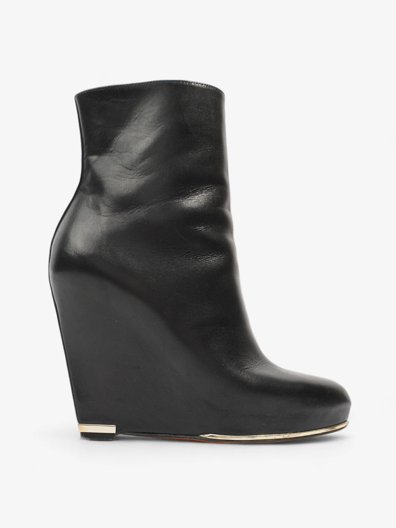  Givenchy Ankle Boot 100 Black Leather EU 36 UK 3