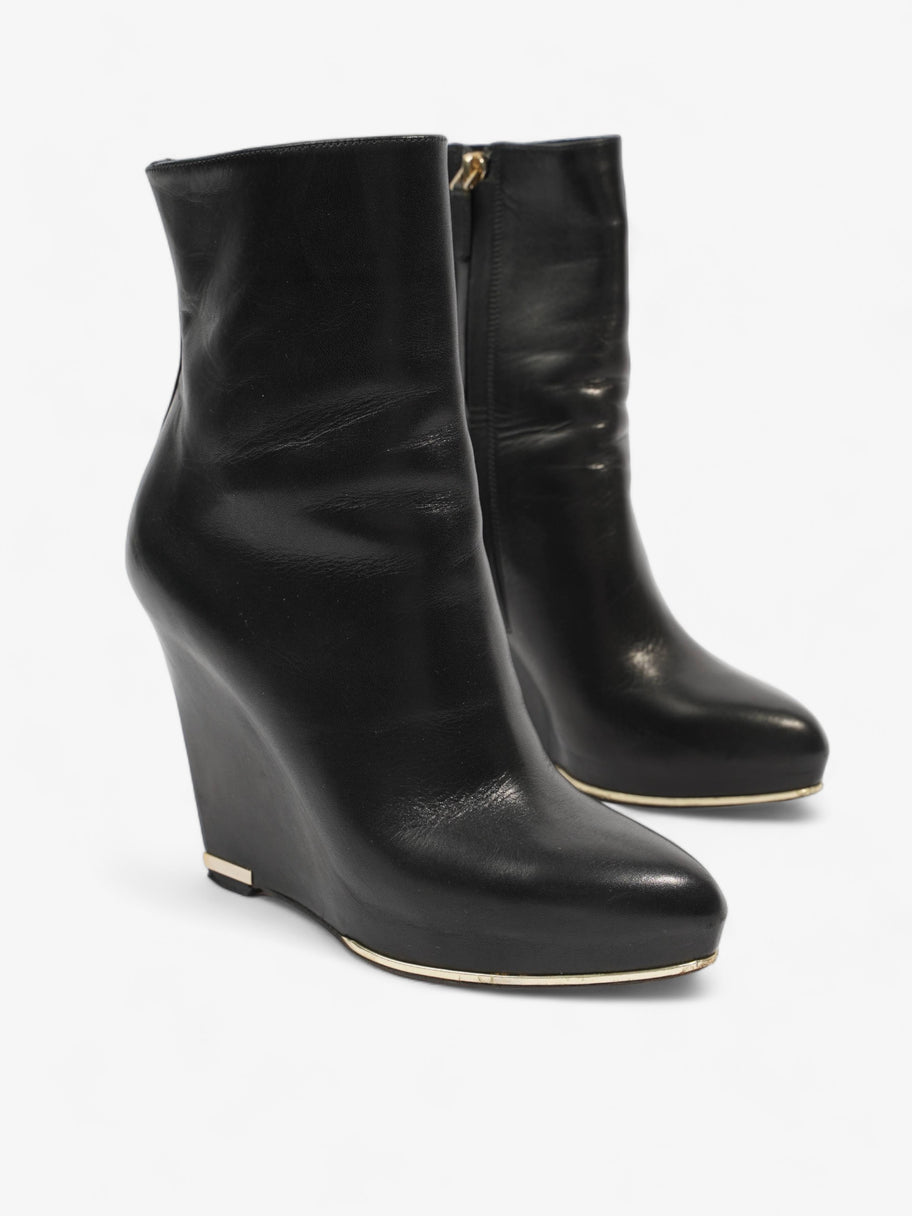 Givenchy Ankle Boot 100 Black Leather EU 36 UK 3 Image 2