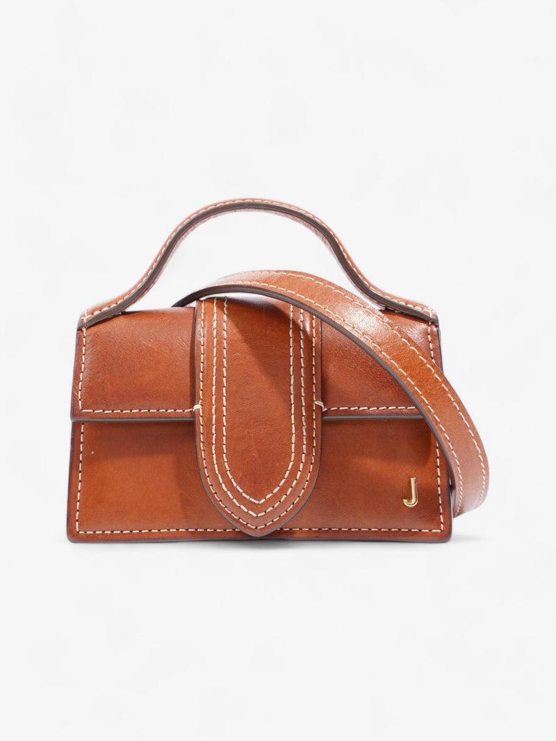  Jacquemus Le Petite Bambino Brown Leather