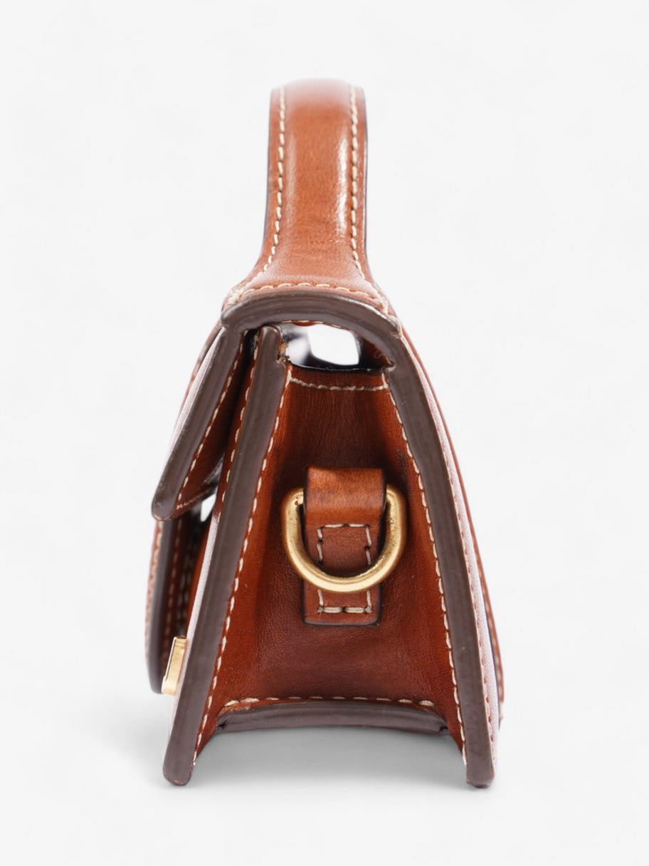 Jacquemus Le Petite Bambino Brown Leather Image 3