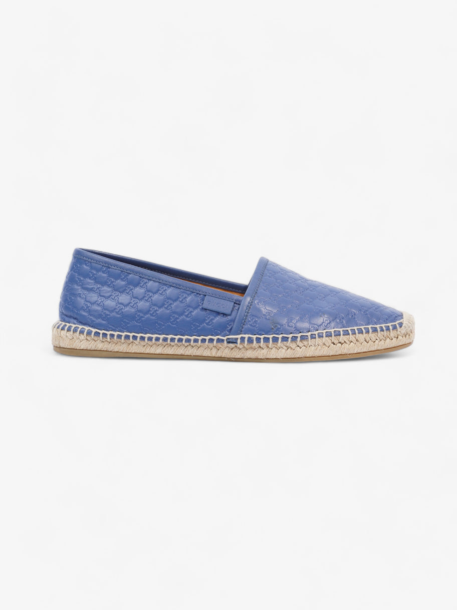 GG Espadrilles Blue Leather EU 40 UK 7 Image 1