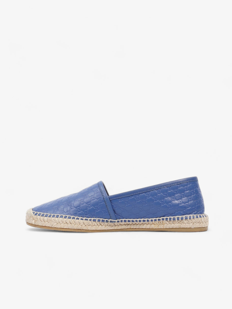 GG Espadrilles Blue Leather EU 40 UK 7 Image 3