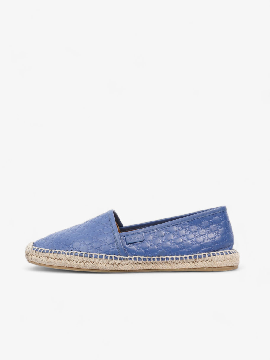 GG Espadrilles Blue Leather EU 40 UK 7 Image 4